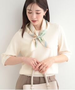 SHOO・LA・RUE / シューラルー ニット・セーター | 【毎日洗える】上半身がすっきり見える5分袖ニット