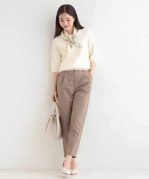 SHOO・LA・RUE / シューラルー ニット・セーター | 【毎日洗える】上半身がすっきり見える5分袖ニット | 詳細15