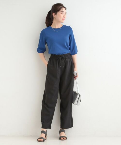 SHOO・LA・RUE / シューラルー ニット・セーター | 【毎日洗える】上半身がすっきり見える5分袖ニット | 詳細19