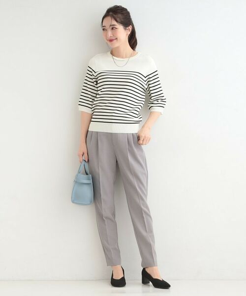 SHOO・LA・RUE / シューラルー ニット・セーター | 【毎日洗える】上半身がすっきり見える5分袖ニット | 詳細23