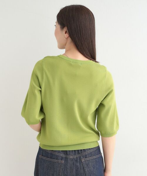 SHOO・LA・RUE / シューラルー ニット・セーター | 【毎日洗える】上半身がすっきり見える5分袖ニット | 詳細6