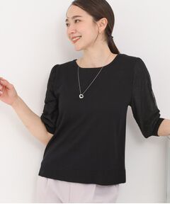 SHOO・LA・RUE / シューラルー ニット・セーター | 華やかレース5分袖ニット