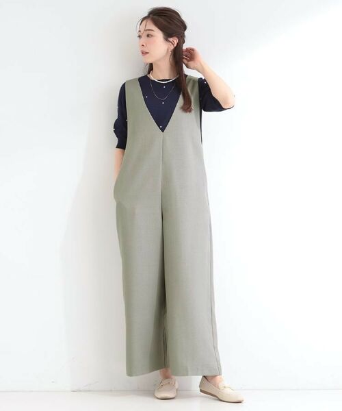 SHOO・LA・RUE / シューラルー ニット・セーター | 【S-LL/二の腕カバー】品よく隠せる ドット刺繍5分袖ニット | 詳細20