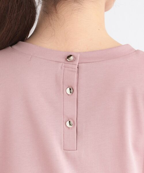 SHOO・LA・RUE / シューラルー カットソー | 【SHOO ICE】ひんやりタックスリーブ ラメ発砲プリントTシャツ | 詳細21