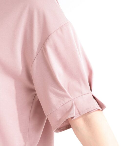 SHOO・LA・RUE / シューラルー カットソー | 【SHOO ICE】ひんやりタックスリーブ ラメ発砲プリントTシャツ | 詳細22