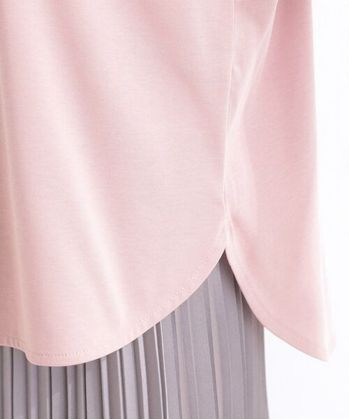 SHOO・LA・RUE / シューラルー カットソー | 【SHOO ICE】ひんやりタックスリーブ ラメ発砲プリントTシャツ | 詳細23