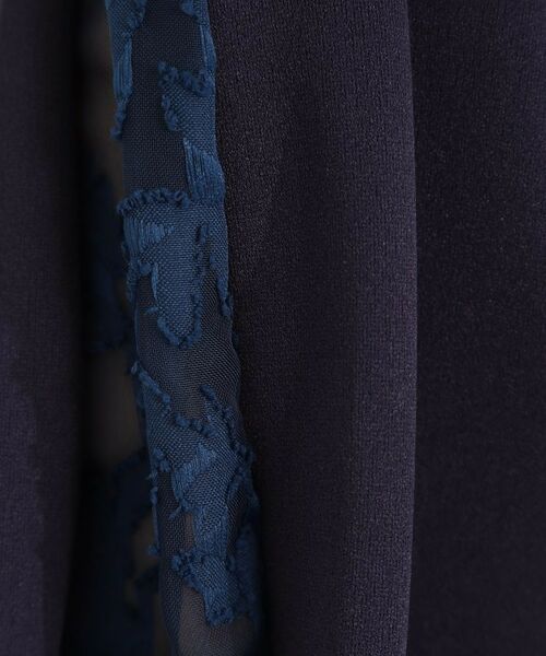 SHOO・LA・RUE / シューラルー カットソー | 【ストレッチ】カットジョーゼット スリットレーススリーブトップス | 詳細12