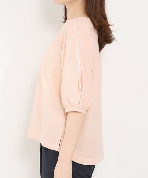 SHOO・LA・RUE / シューラルー カットソー | 【ストレッチ】カットジョーゼット スリットレーススリーブトップス | 詳細14