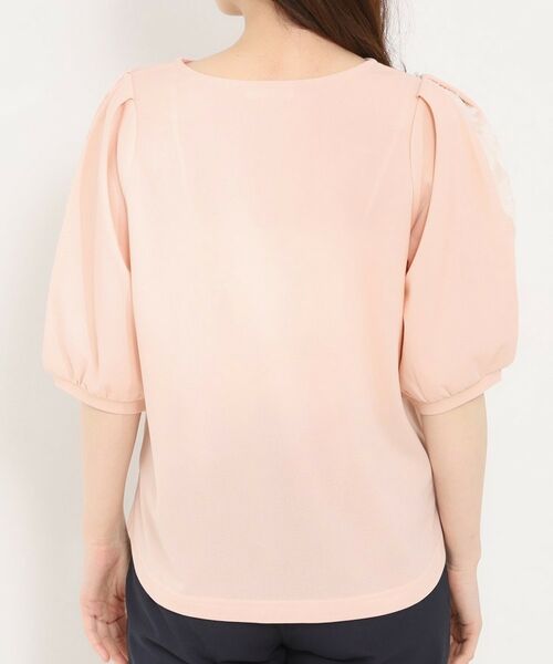 SHOO・LA・RUE / シューラルー カットソー | 【ストレッチ】カットジョーゼット スリットレーススリーブトップス | 詳細15