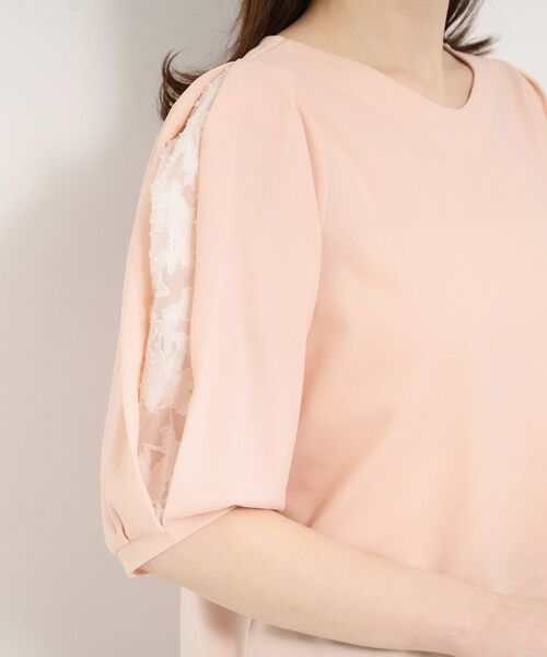 SHOO・LA・RUE / シューラルー カットソー | 【ストレッチ】カットジョーゼット スリットレーススリーブトップス | 詳細17