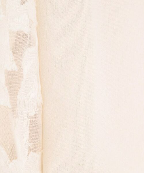 SHOO・LA・RUE / シューラルー カットソー | 【ストレッチ】カットジョーゼット スリットレーススリーブトップス | 詳細4