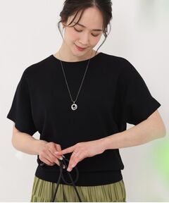 SHOO・LA・RUE / シューラルー ニット・セーター | 【毎日洗える】さらっとドルマン半袖トップス