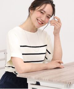 SHOO・LA・RUE / シューラルー ニット・セーター | 【毎日洗える】さらっとドルマン半袖トップス