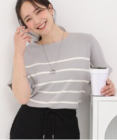 SHOO・LA・RUE / シューラルー ニット・セーター | 【毎日洗える】さらっとドルマン半袖トップス