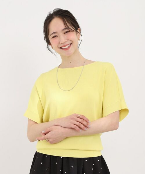 SHOO・LA・RUE / シューラルー ニット・セーター | 【毎日洗える】さらっとドルマン半袖トップス | 詳細10