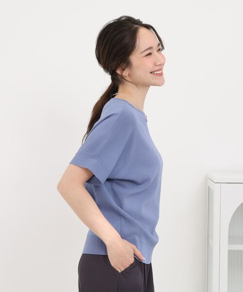 SHOO・LA・RUE / シューラルー ニット・セーター | 【毎日洗える】さらっとドルマン半袖トップス | 詳細13