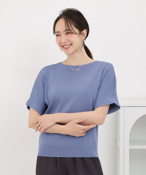 SHOO・LA・RUE / シューラルー ニット・セーター | 【毎日洗える】さらっとドルマン半袖トップス | 詳細14