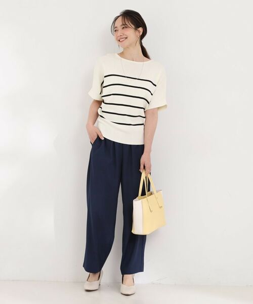 SHOO・LA・RUE / シューラルー ニット・セーター | 【毎日洗える】さらっとドルマン半袖トップス | 詳細19