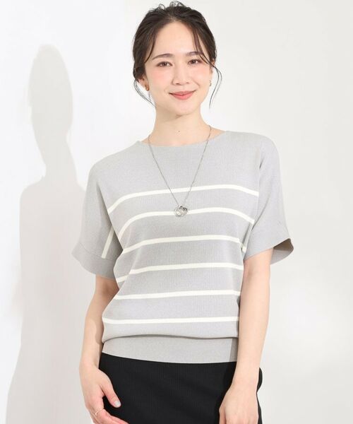 SHOO・LA・RUE / シューラルー ニット・セーター | 【毎日洗える】さらっとドルマン半袖トップス | 詳細21