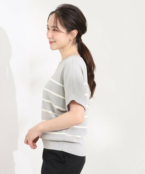 SHOO・LA・RUE / シューラルー ニット・セーター | 【毎日洗える】さらっとドルマン半袖トップス | 詳細22