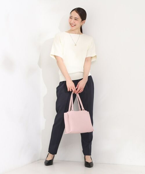 SHOO・LA・RUE / シューラルー ニット・セーター | 【毎日洗える】さらっとドルマン半袖トップス | 詳細3