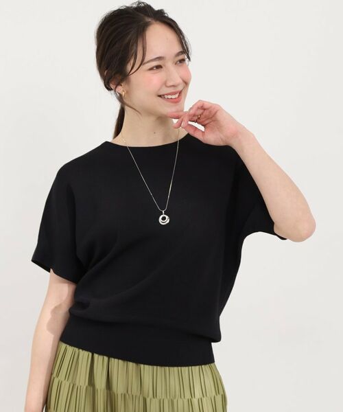 SHOO・LA・RUE / シューラルー ニット・セーター | 【毎日洗える】さらっとドルマン半袖トップス | 詳細5