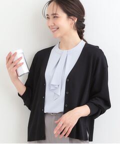SHOO・LA・RUE / シューラルー カーディガン・ボレロ | 【洗える/ひんやり/UV】さらっとしたタッチが心地よい ショートVカーディガン
