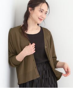 SHOO・LA・RUE / シューラルー カーディガン・ボレロ | 【洗える/ひんやり/UV】さらっとしたタッチが心地よい ショートVカーディガン