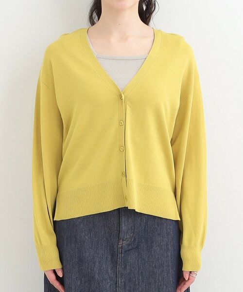 SHOO・LA・RUE / シューラルー カーディガン・ボレロ | 【洗える/ひんやり/UV】さらっとしたタッチが心地よい ショートVカーディガン | 詳細21