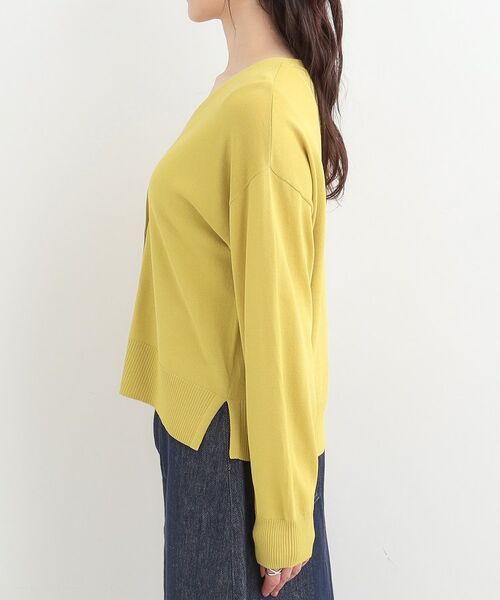 SHOO・LA・RUE / シューラルー カーディガン・ボレロ | 【洗える/ひんやり/UV】さらっとしたタッチが心地よい ショートVカーディガン | 詳細22