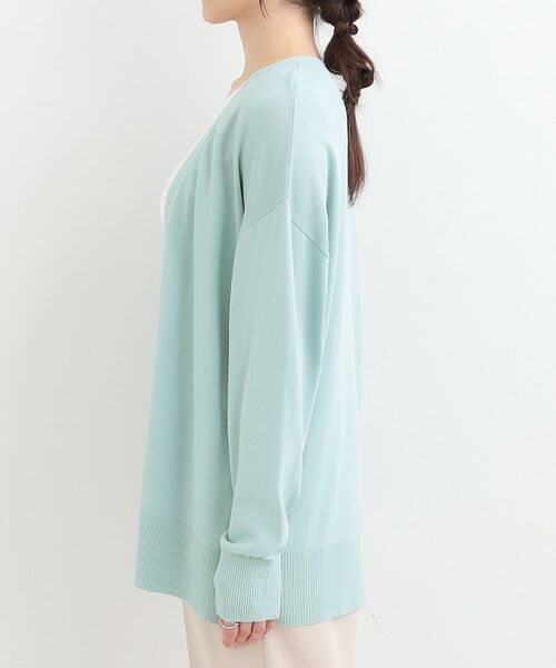 SHOO・LA・RUE / シューラルー カーディガン・ボレロ | 【洗える/ひんやり/UV】さらっとしたタッチが心地よい トッパーロングカーディガン | 詳細14