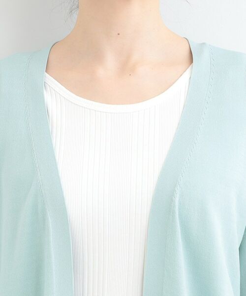SHOO・LA・RUE / シューラルー カーディガン・ボレロ | 【洗える/ひんやり/UV】さらっとしたタッチが心地よい トッパーロングカーディガン | 詳細16