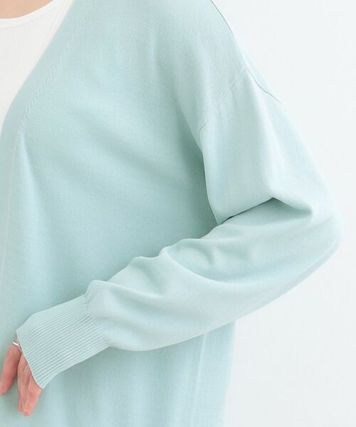 SHOO・LA・RUE / シューラルー カーディガン・ボレロ | 【洗える/ひんやり/UV】さらっとしたタッチが心地よい トッパーロングカーディガン | 詳細17