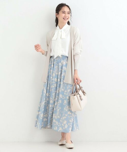 SHOO・LA・RUE / シューラルー カーディガン・ボレロ | 【洗える/ひんやり/UV】さらっとしたタッチが心地よい トッパーロングカーディガン | 詳細3