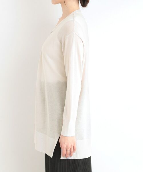 SHOO・LA・RUE / シューラルー カーディガン・ボレロ | 【洗える】着る方がすっきり見えに マルチに使えるミドルトッパーカーディガン | 詳細14