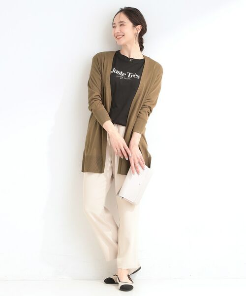 SHOO・LA・RUE / シューラルー カーディガン・ボレロ | 【洗える】着る方がすっきり見えに マルチに使えるミドルトッパーカーディガン | 詳細3