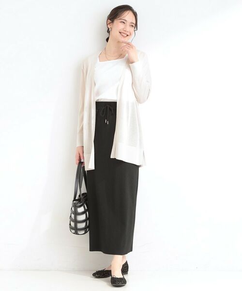 SHOO・LA・RUE / シューラルー カーディガン・ボレロ | 【洗える】着る方がすっきり見えに マルチに使えるミドルトッパーカーディガン | 詳細7