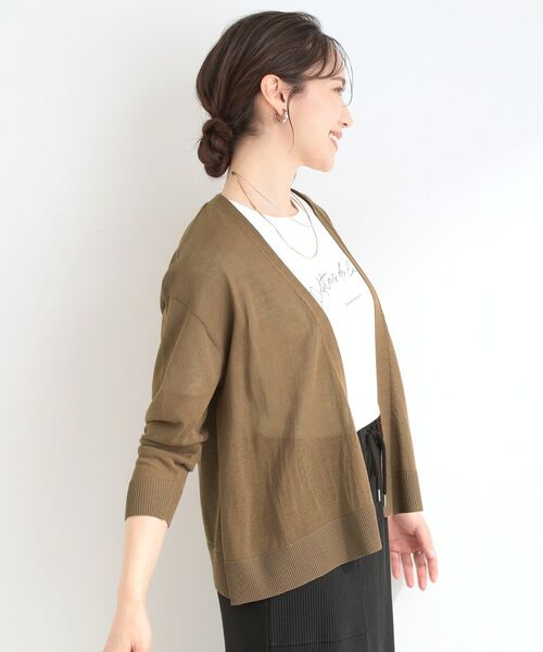 SHOO・LA・RUE / シューラルー カーディガン・ボレロ | 【洗える】サッと羽織るだけでこなれ見え マルチに使えるトッパーカーディガン | 詳細10