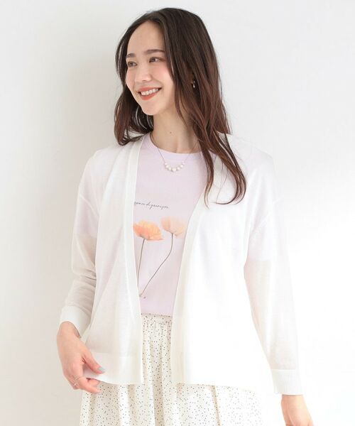 SHOO・LA・RUE / シューラルー カーディガン・ボレロ | 【洗える】サッと羽織るだけでこなれ見え マルチに使えるトッパーカーディガン | 詳細2