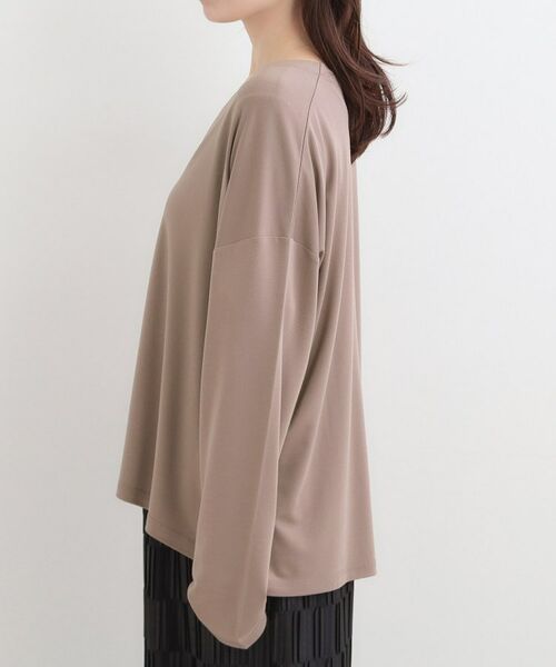 SHOO・LA・RUE / シューラルー カーディガン・ボレロ | 【SHOO ICE、UVカット】指穴付き とろみVネックポンチョカーディガン | 詳細14