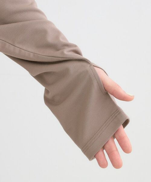 SHOO・LA・RUE / シューラルー カーディガン・ボレロ | 【SHOO ICE、UVカット】指穴付き とろみVネックポンチョカーディガン | 詳細18