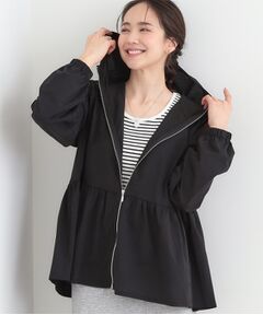 SHOO・LA・RUE / シューラルー レザーブルゾン・ジャケット | 【UVカット／接触冷感】ペプラムデザイン メタルジップパーカー