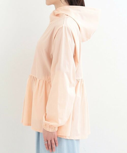 SHOO・LA・RUE / シューラルー レザーブルゾン・ジャケット | 【UVカット／接触冷感】ペプラムデザイン メタルジップパーカー | 詳細10