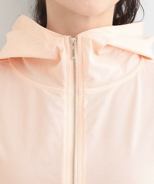 SHOO・LA・RUE / シューラルー レザーブルゾン・ジャケット | 【UVカット／接触冷感】ペプラムデザイン メタルジップパーカー | 詳細12