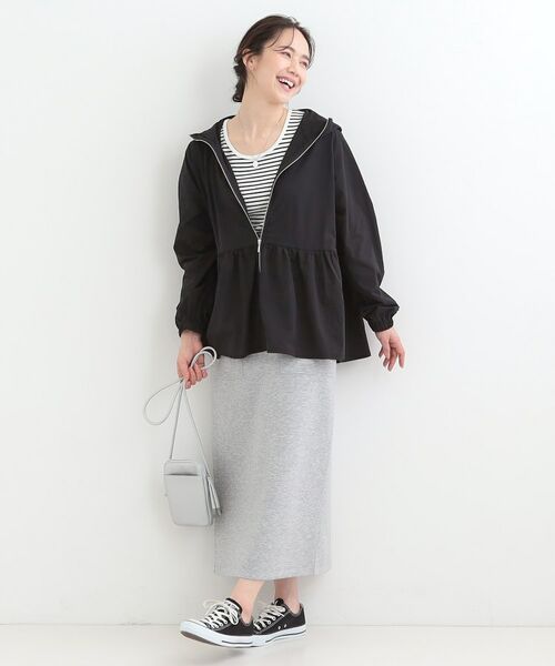 SHOO・LA・RUE / シューラルー レザーブルゾン・ジャケット | 【UVカット／接触冷感】ペプラムデザイン メタルジップパーカー | 詳細3