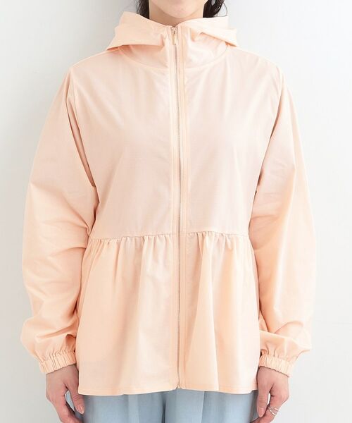 SHOO・LA・RUE / シューラルー レザーブルゾン・ジャケット | 【UVカット／接触冷感】ペプラムデザイン メタルジップパーカー | 詳細9