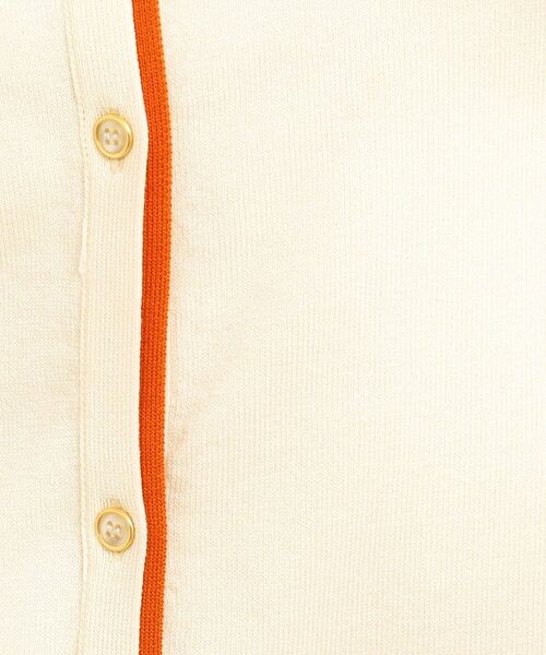 SHOO・LA・RUE / シューラルー カーディガン・ボレロ | 配色がコーデのアクセントに レイヤード風クルーカーディガン | 詳細4