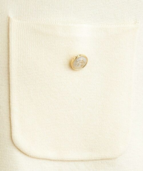 SHOO・LA・RUE / シューラルー カーディガン・ボレロ | 金ボタンハーフ袖カーディガンニット | 詳細4