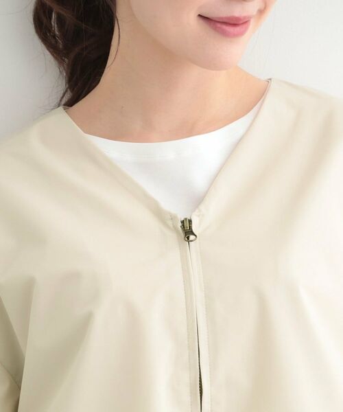 SHOO・LA・RUE / シューラルー レザーブルゾン・ジャケット | 【防風/撥水/S-LL】ぽわんと大人かわいい　Vネックバルーンブルゾン | 詳細16