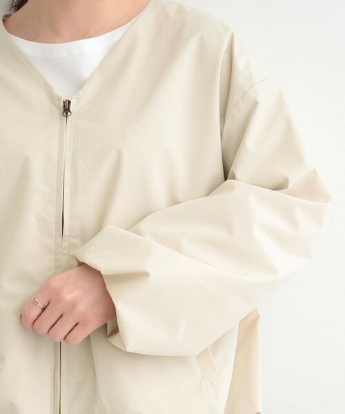 SHOO・LA・RUE / シューラルー レザーブルゾン・ジャケット | 【防風/撥水/S-LL】ぽわんと大人かわいい　Vネックバルーンブルゾン | 詳細17